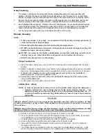 Preview for 19 page of Blue Seal Evolution G505 Operation Manual