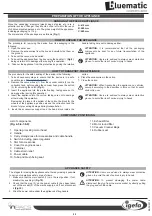 Preview for 22 page of bluematic CUBE Use And Maintenance Manual