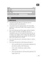 Preview for 29 page of BlueWear 906179 Operating Instructions Manual