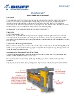 Preview for 4 page of Bluff DuraSweeper DS-15-A-PERM Owner'S Manual And Installation Manual