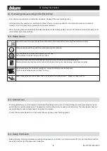 Preview for 6 page of BLUM PRO-CENTER Instruction Leaflet