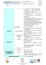 Preview for 7 page of BM Tecnologie Industriali TTFM100-F18-NG Instruction Manual