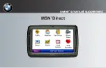 BMW MSN Direct Owner'S Manual Supplement preview