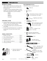 Preview for 2 page of Bobrick 1033 Installation Instructions Manual