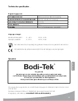 Preview for 39 page of Bodi-Tek Ab-Tek Belt User Manual