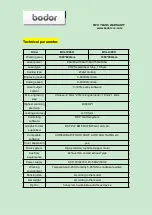 Preview for 3 page of Bodor BCL1006X Quick Start Manual