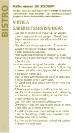 Preview for 64 page of Bodum BISTRO 11452 Instructions For Use Manual