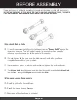 Preview for 4 page of Body Champ WB 125 Owner'S Manual