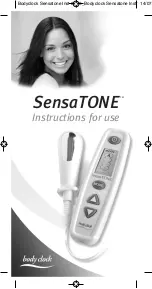 Preview for 1 page of Body Clock SensaTONE Instructions For Use Manual