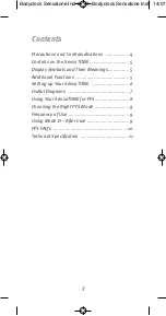 Preview for 3 page of Body Clock SensaTONE Instructions For Use Manual