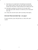 Preview for 9 page of Body Clock Stimplus Pro Instructions For Use Manual