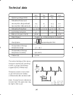 Preview for 28 page of Body Clock Stimplus Pro Instructions For Use Manual