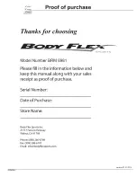 Preview for 22 page of Body Flex Sports Body Power BRM8981 Owner'S Manual