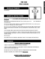 Preview for 7 page of Body Masters AG 1000 Instruction Manual