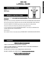 Preview for 11 page of Body Masters AG 1000 Instruction Manual