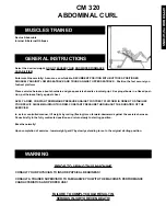 Preview for 14 page of Body Masters AG 1000 Instruction Manual