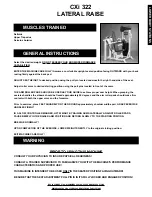 Preview for 53 page of Body Masters AG 1000 Instruction Manual