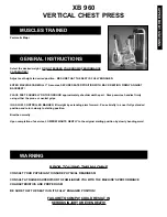 Preview for 70 page of Body Masters AG 1000 Instruction Manual