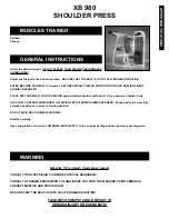 Preview for 72 page of Body Masters AG 1000 Instruction Manual