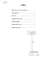 Preview for 3 page of Body Sculpture BM-1500 User Manual