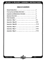 Preview for 2 page of Body Solid LAT-ATTACHMENT WLA48 Owner'S Manual