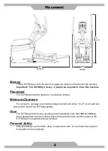 Preview for 6 page of BodyCraft ECT800g Owner'S Manual