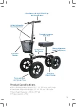 Preview for 3 page of BodyMed All-Terrain Knee Walker Instruction Manual