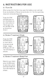 Preview for 23 page of BodyMed ZZACOMBOBDPT1 Instruction Manual