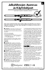 Preview for 9 page of Bodypoint Leg Harness Installation And User Instructions Manual