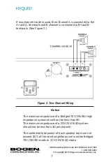 Preview for 7 page of Bogen NYQUIST NQ-A2300 Installation And Use Manual