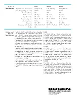 Preview for 2 page of Bogen SAH15 Technical Specifications