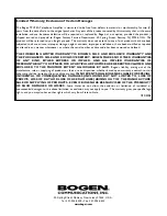 Preview for 8 page of Bogen TPU-15A Installation And Use Manual