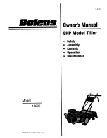 Bolens 12206 Owner'S Manual preview