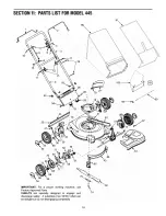 Preview for 18 page of Bolens 446 Operator'S Manual