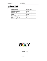 Preview for 21 page of Boly Media SG2060 Series User Manual