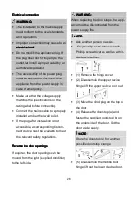 Preview for 26 page of BOMANN KG 7304 Instruction Manual