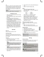 Preview for 19 page of BOMANN UM 378 CB Instruction Manual