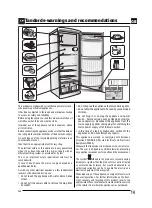 Preview for 14 page of Bompani BOMP111C Installation, Use And Maintenance Instructions