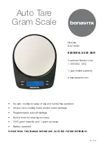 Preview for 1 page of Bonavita BV2100SC Quick Start Manual