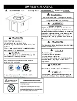 Preview for 1 page of BOND MANUFACTURING 67345A Owner'S Manual