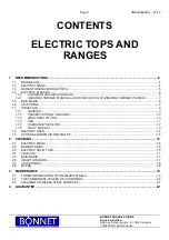 Preview for 2 page of Bonnet ADVANCIA CHROME Manufacturer'S Instructions