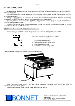 Preview for 40 page of Bonnet B-B9P.BBC1000.G Manufacturer'S Instructions