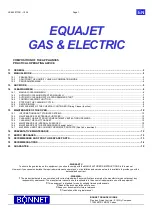 Preview for 4 page of Bonnet EQUAJET 10 GN1/1 Operating Manual