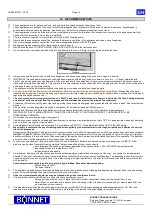 Preview for 17 page of Bonnet EQUAJET 10 GN1/1 Operating Manual