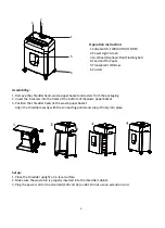 Preview for 3 page of Bonsaii DocShred C206-D Instruction Manual