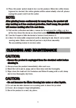 Preview for 9 page of BonsenKitchen CG8901 Operation Instructions Manual