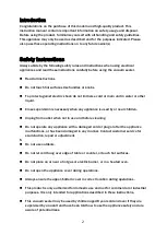 Preview for 2 page of BonsenKitchen VS3803 Operation Instructions Manual