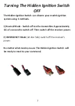 Preview for 7 page of Booma-RC Hidden Ignition Switch Manual