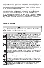 Preview for 2 page of Booster TRUCK PAC ES1224 User Manual