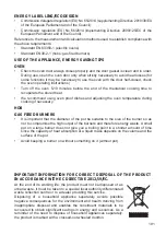 Preview for 191 page of BORETTI CFBG903AN Instruction On Mounting And Use Manual